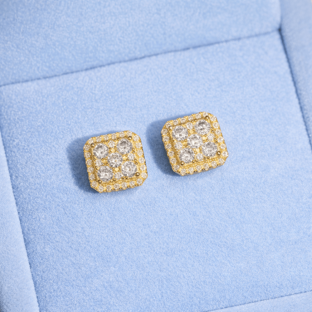 11mm Square Earrings - jewelryresell