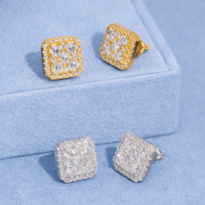 11mm Square Earrings - jewelryresell