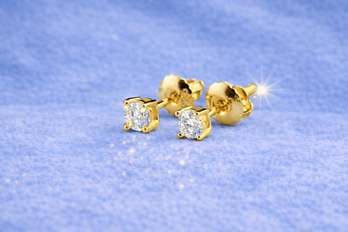 3mm STUD EARRINGS - jewelryresell