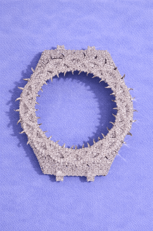 Moissanite Bezel Cover – Compatible with GA - 2100 - Style Watches (Aftermarket) - jewelryresell