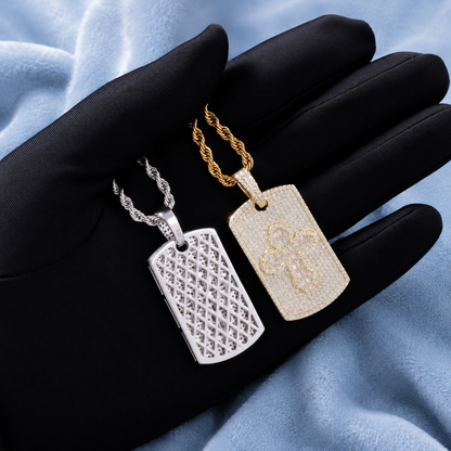 CROSS DOG TAG PENDANT