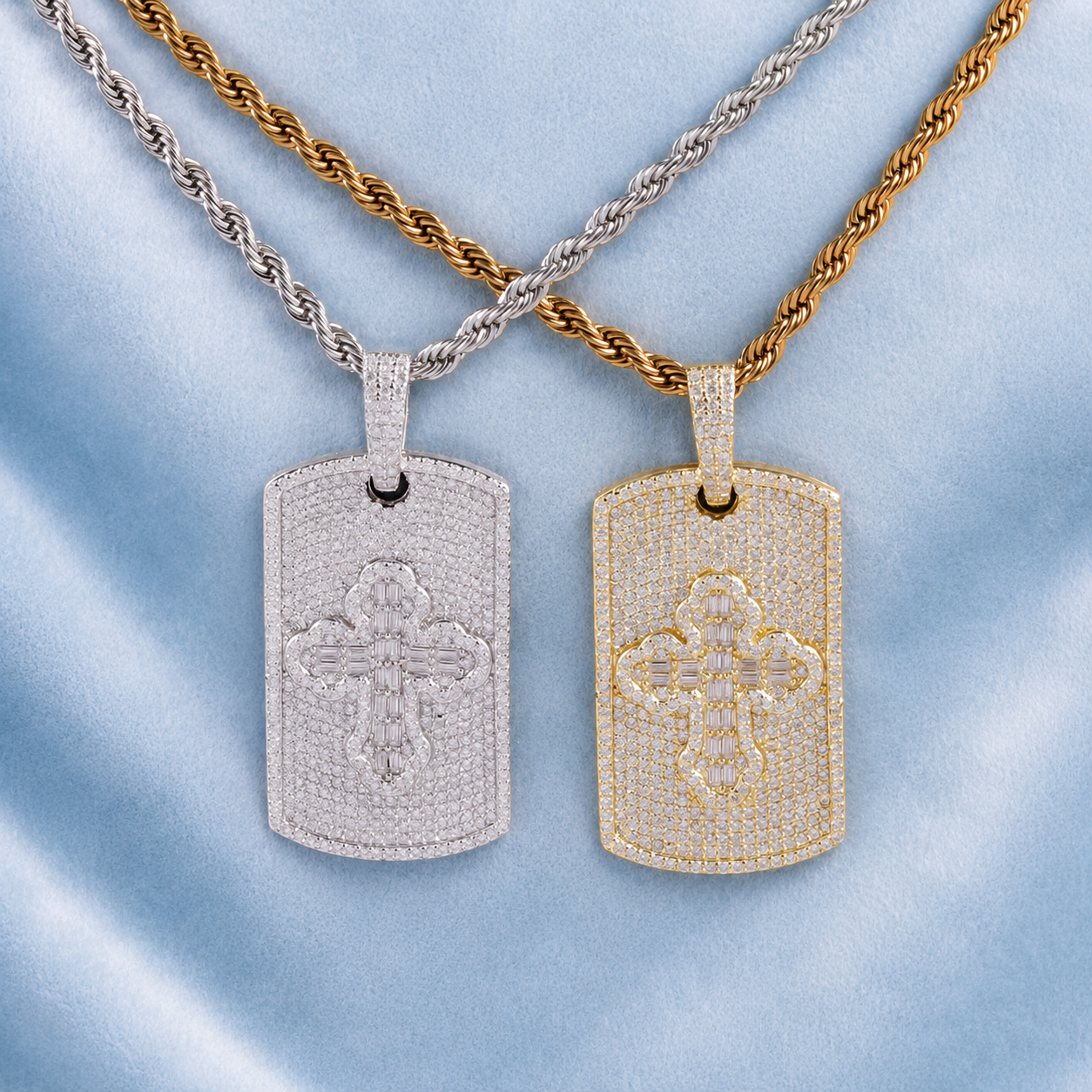 CROSS DOG TAG PENDANT