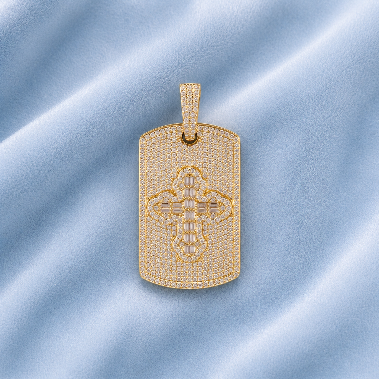 CROSS DOG TAG PENDANT