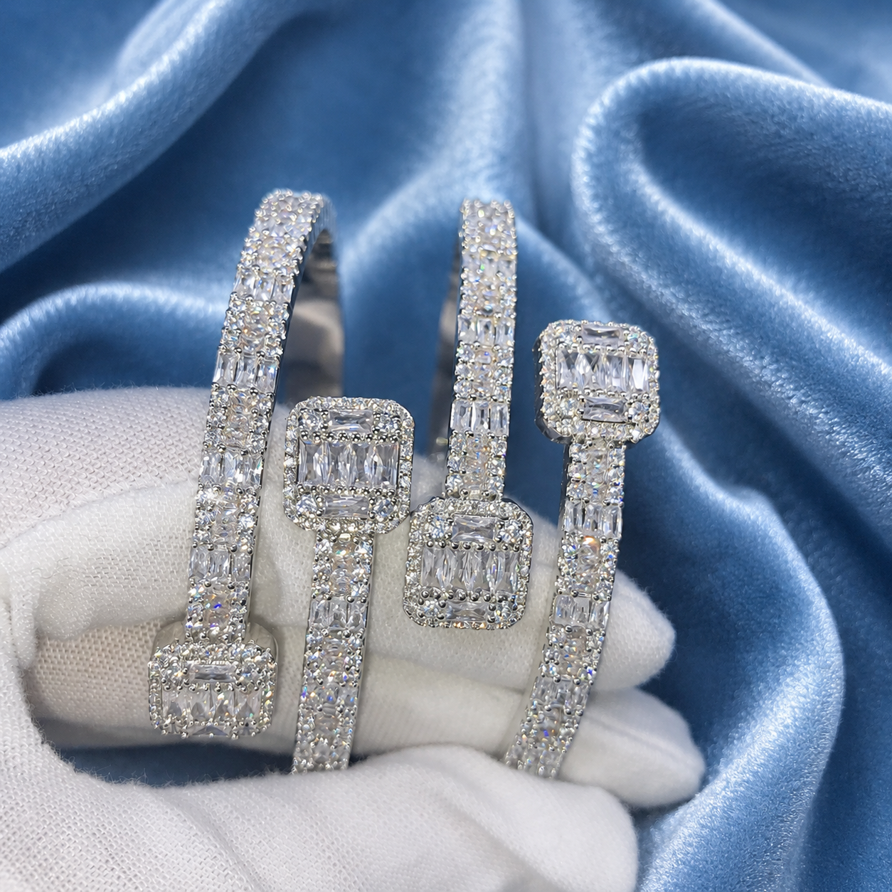 Baguette Cuff Bracelet