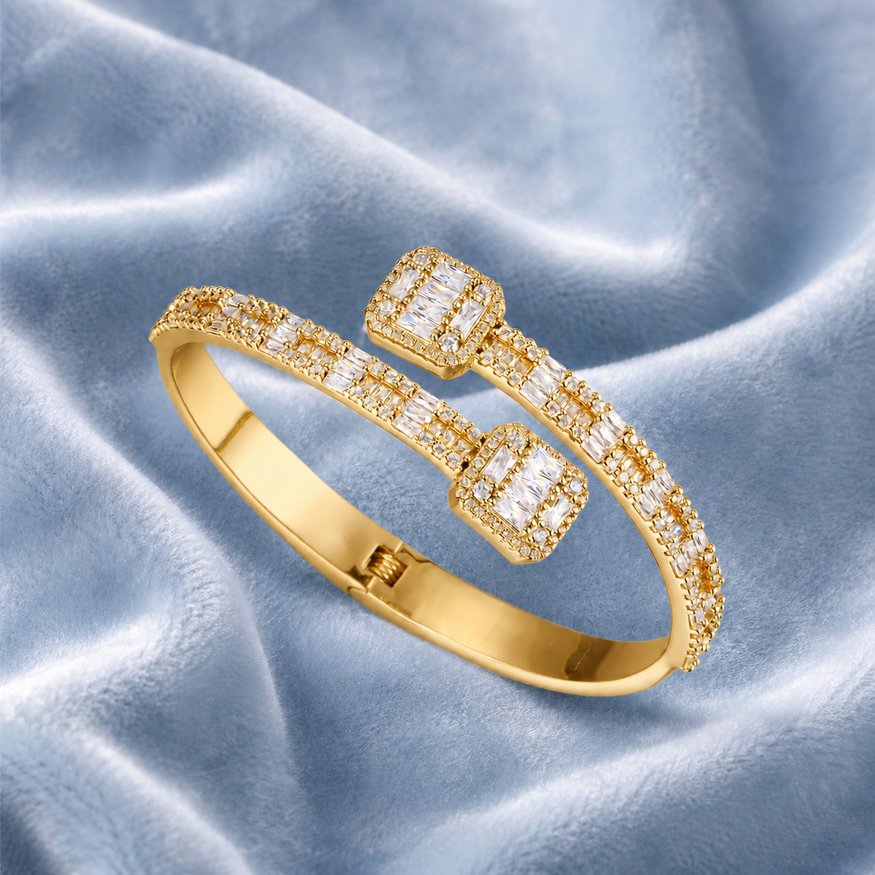 Baguette Cuff Bracelet