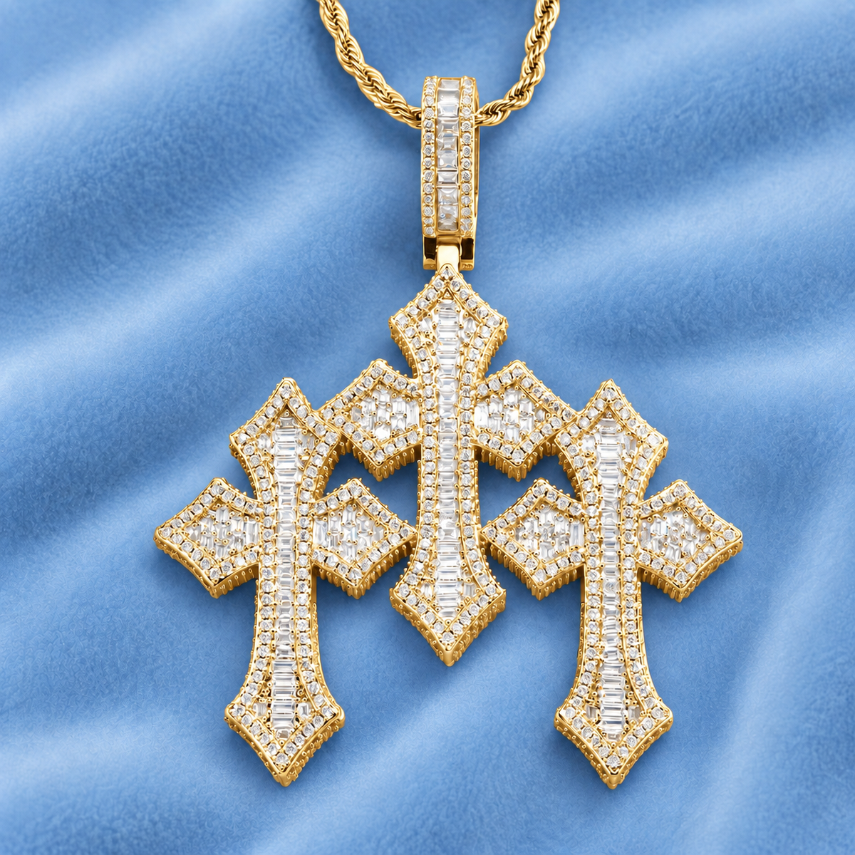 triple Cross Pendant