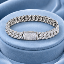 10MM CUBAN BRACELET 5A CZ