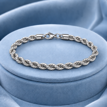 5MM ROPE BRACELET LOBSTER CLASP