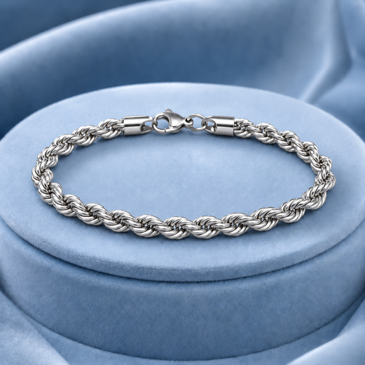 5MM ROPE BRACELET LOBSTER CLASP