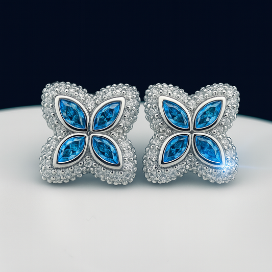ICED OUT UNIQUE EARRINGS