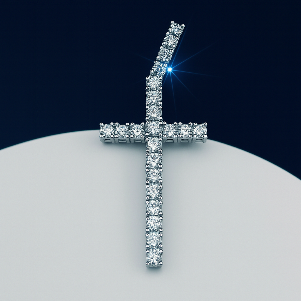 ICED OUT CROSS PENDANT