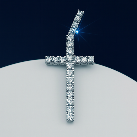 ICED OUT CROSS PENDANT