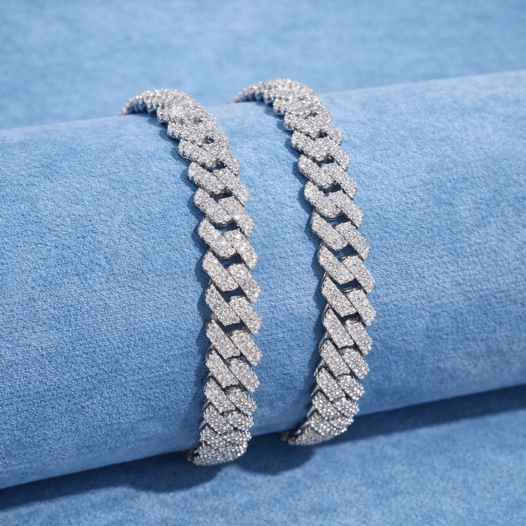 8mm Cuban Chain bracelet - jewelryresell
