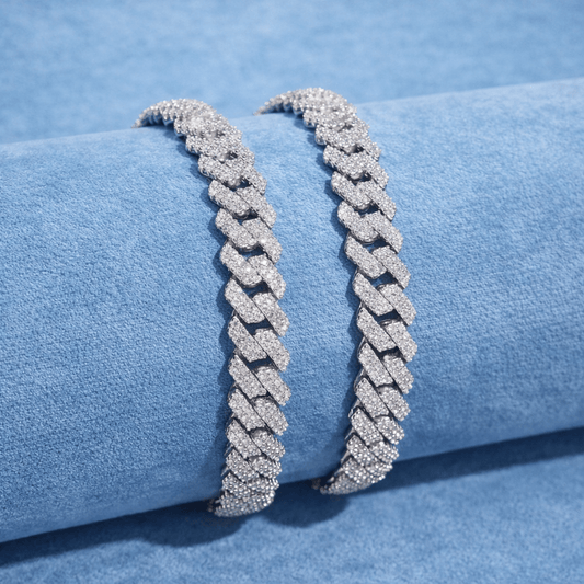 8mm Cuban Chain bracelet - jewelryresell