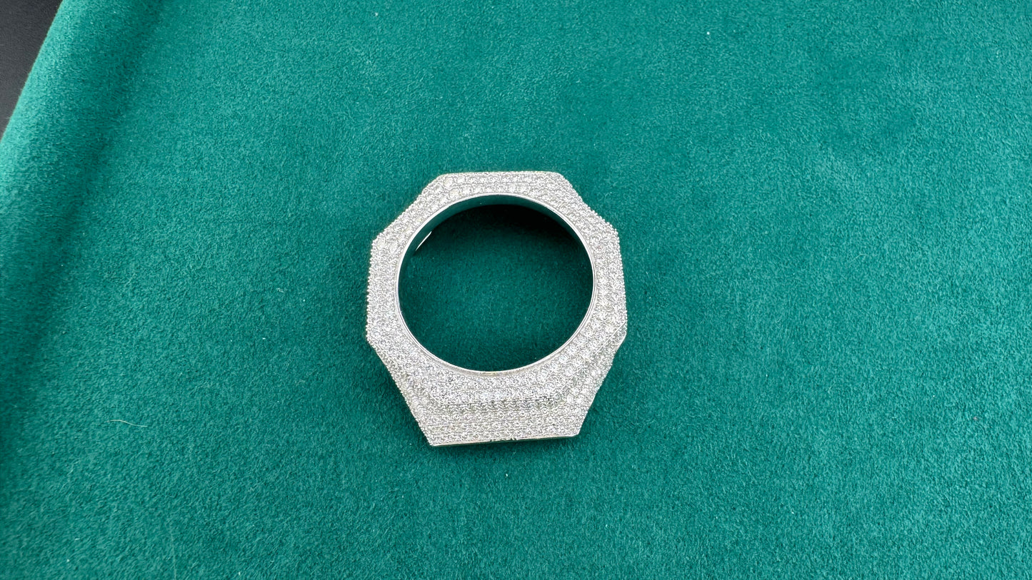 Moissanite Bezel Cover – Compatible with GA-2100-Style Watches (Aftermarket)