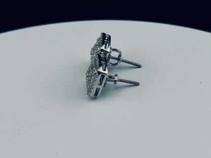 ICED OUT HIP-HOP EARRINGS