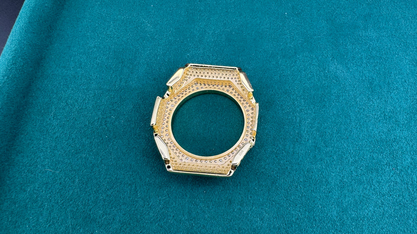 Moissanite Bezel Cover – Compatible with GA-2100-Style Watches (Aftermarket)