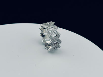 ICED OUT CUBAN RING