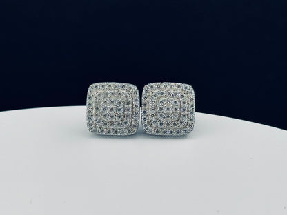 ICED OUT HIP-HOP EARRINGS