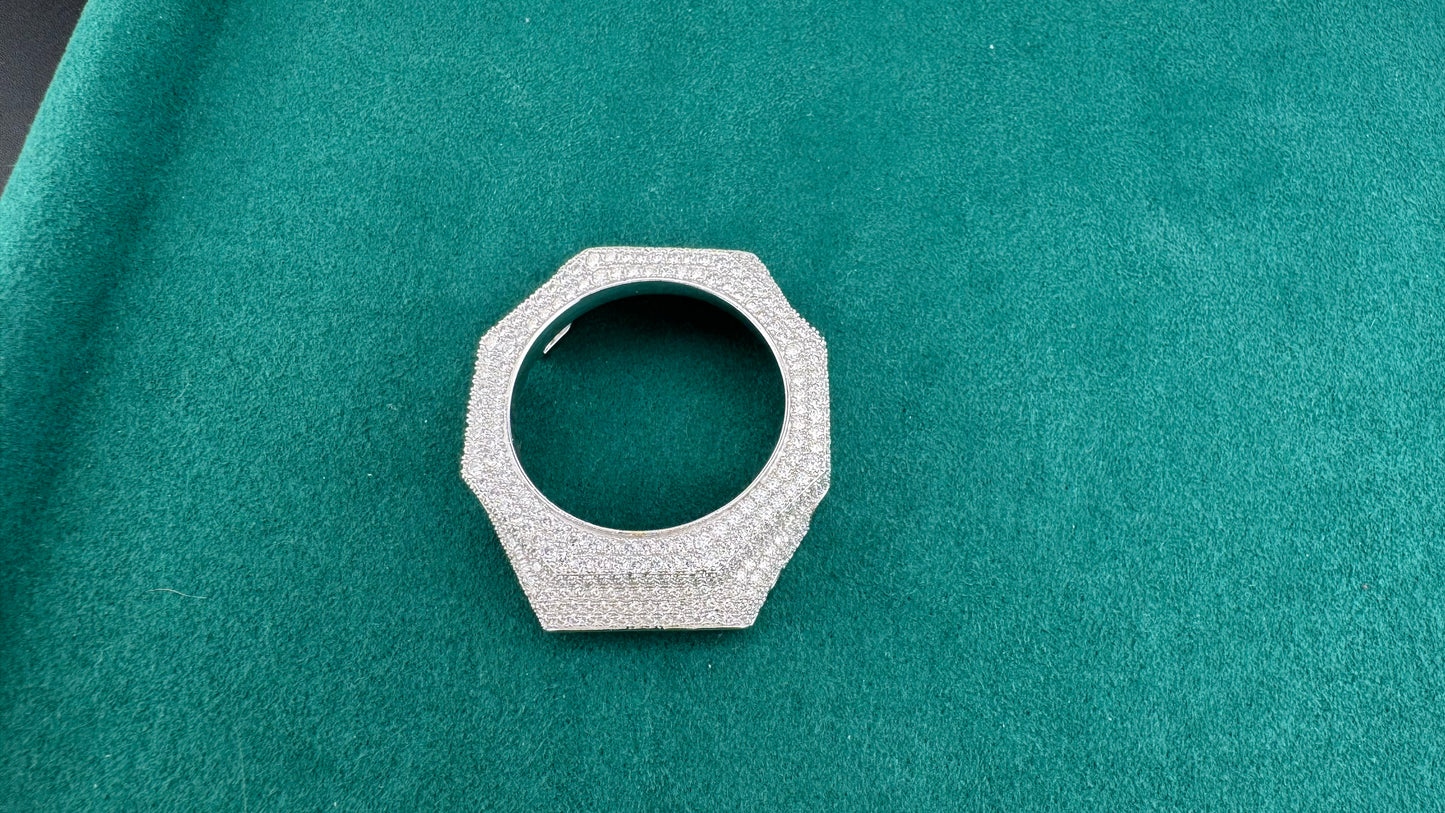 Moissanite Bezel Cover – Compatible with GA-2100-Style Watches (Aftermarket)