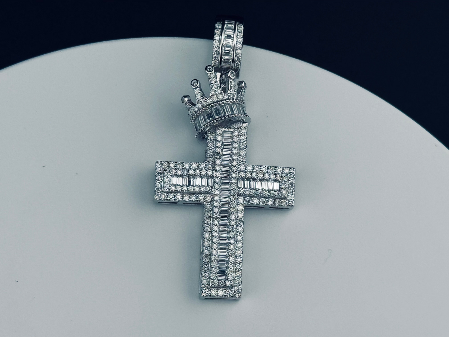 CROSS WITH CROWN
