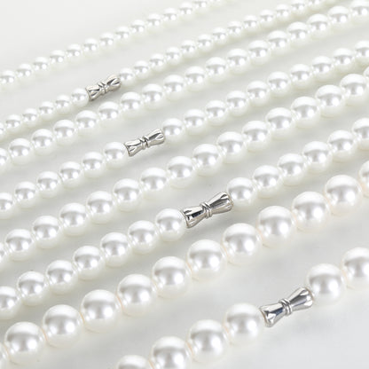 PEARL CHAIN TWIST LOCK CLASP 8mm