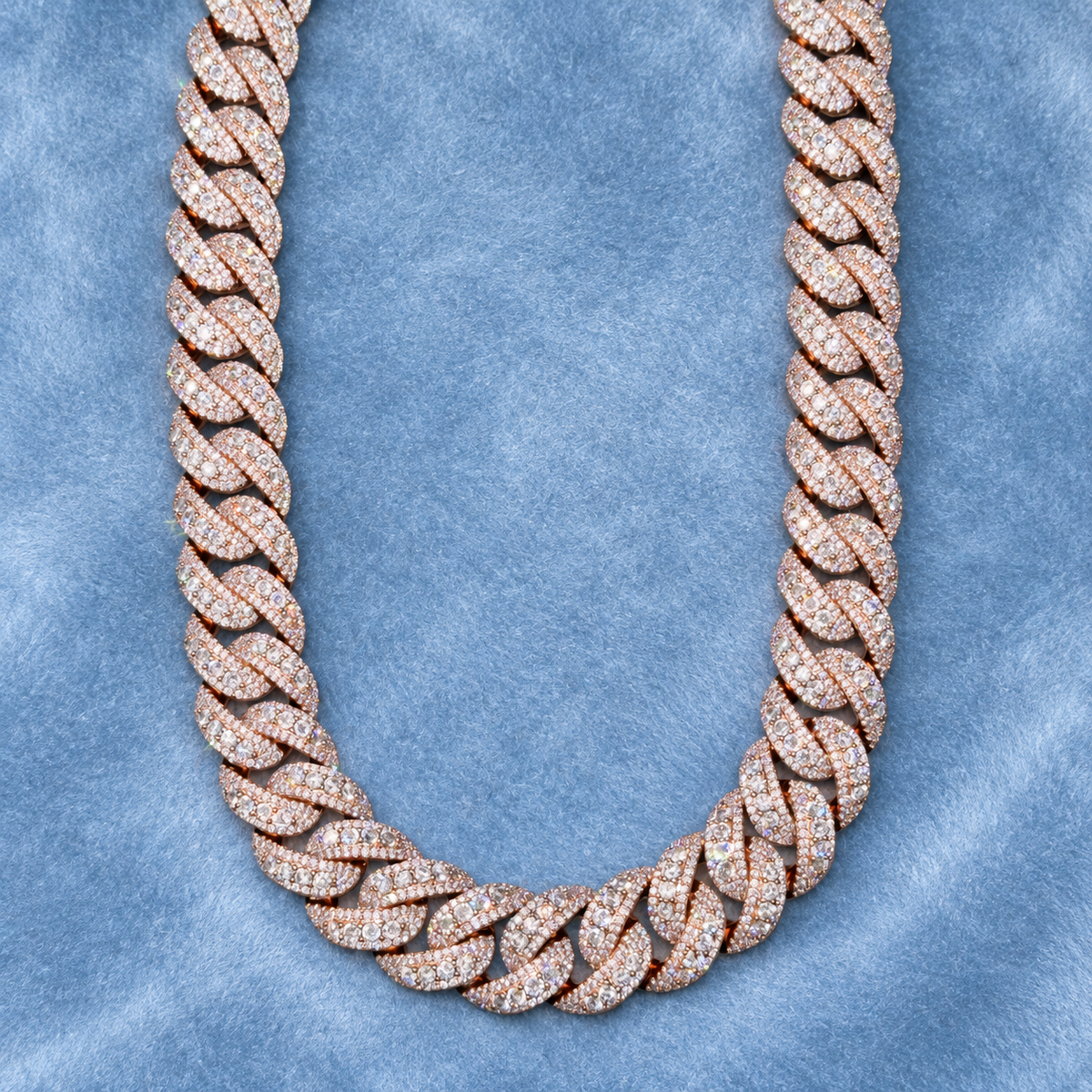 22MM MIAMI CUBAN LINK CHAIN 5A CZ
