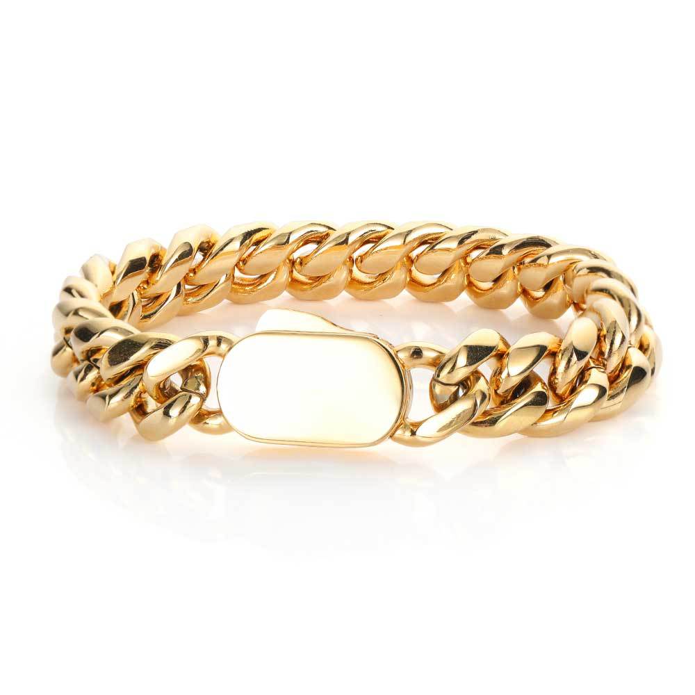 CUBAN LINK BRACELET 12MM - jewelryresell