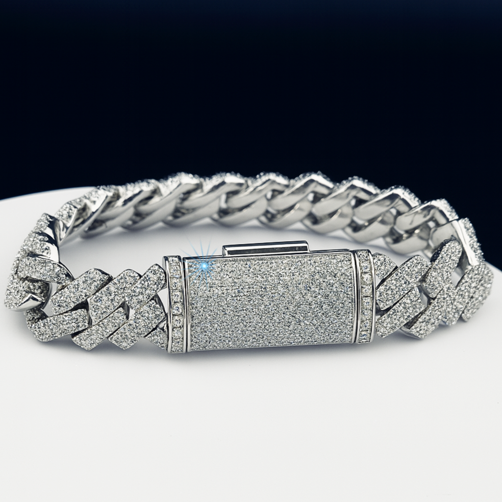 ICED OUT CUBAN BRACELET