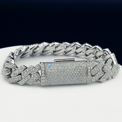 ICED OUT CUBAN BRACELET