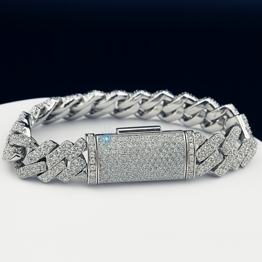 ICED OUT CUBAN BRACELET