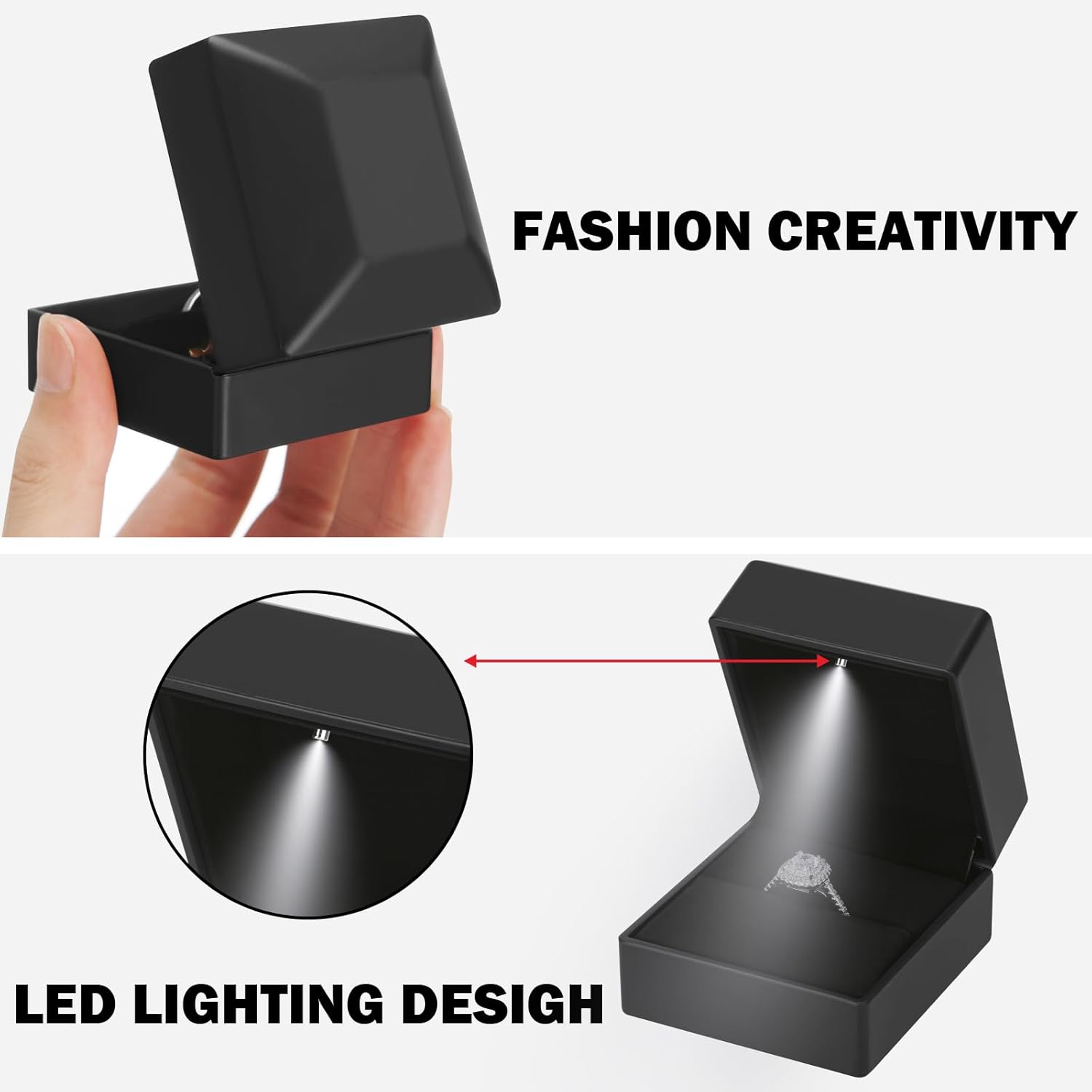 Led Ring / Earring Box