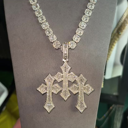 triple Cross Pendant