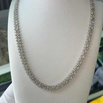 8.5mm CROSS CHAIN 5A CZ