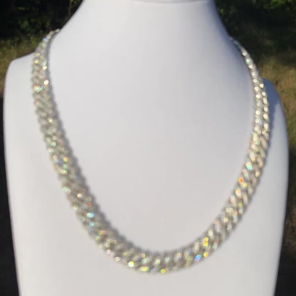 10MM CUBAN CHAIN BOX CLASP 5A CZ