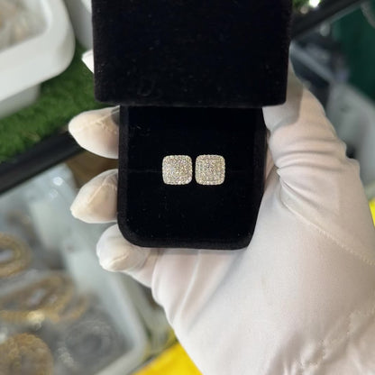 12MM BIG EARRINGS VVS MOISSANITE