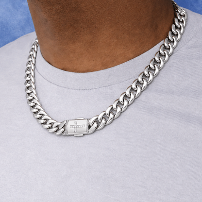 Cuban Cross Clasp Chain